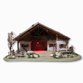 Krippe "grosses Wohnstallhaus"